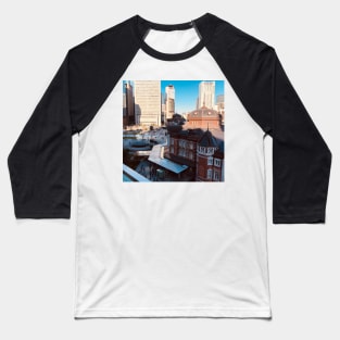 Tokyo station skyline Baseball T-Shirt